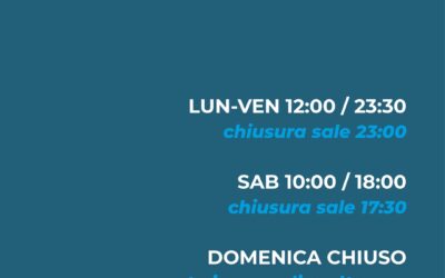 Dal 3 giugno parte l’orario estivo di apertura