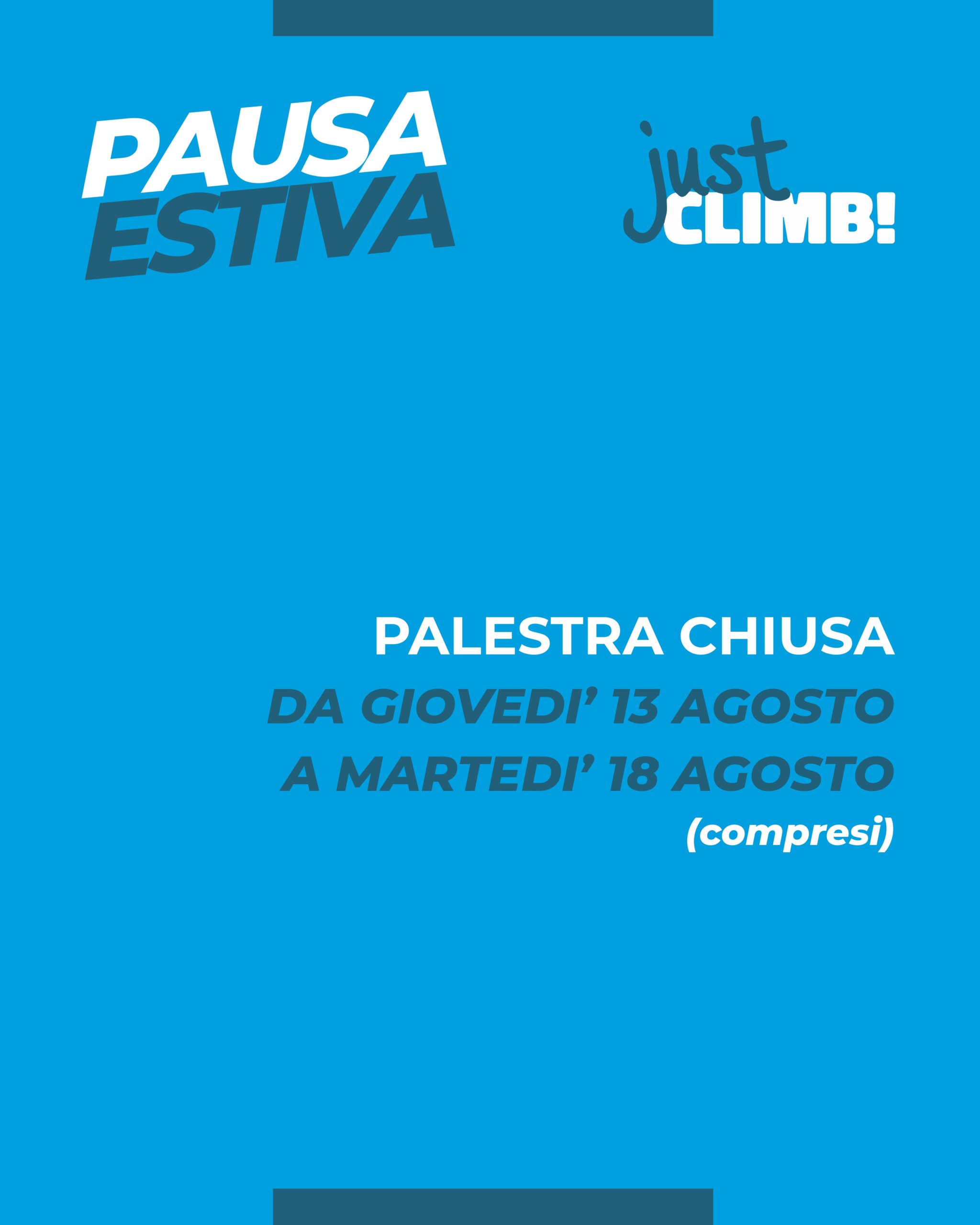 Pausa Estiva 2026