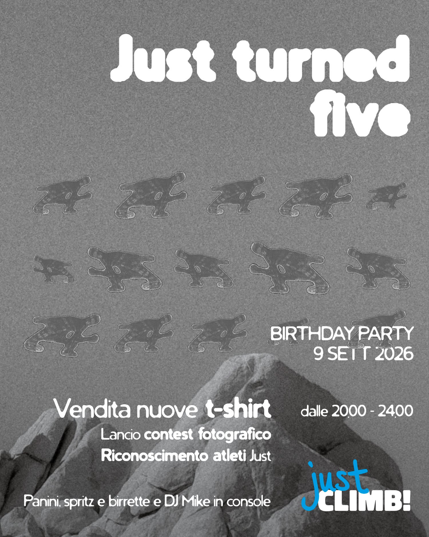 5° Festa di compleanno Just Climb!