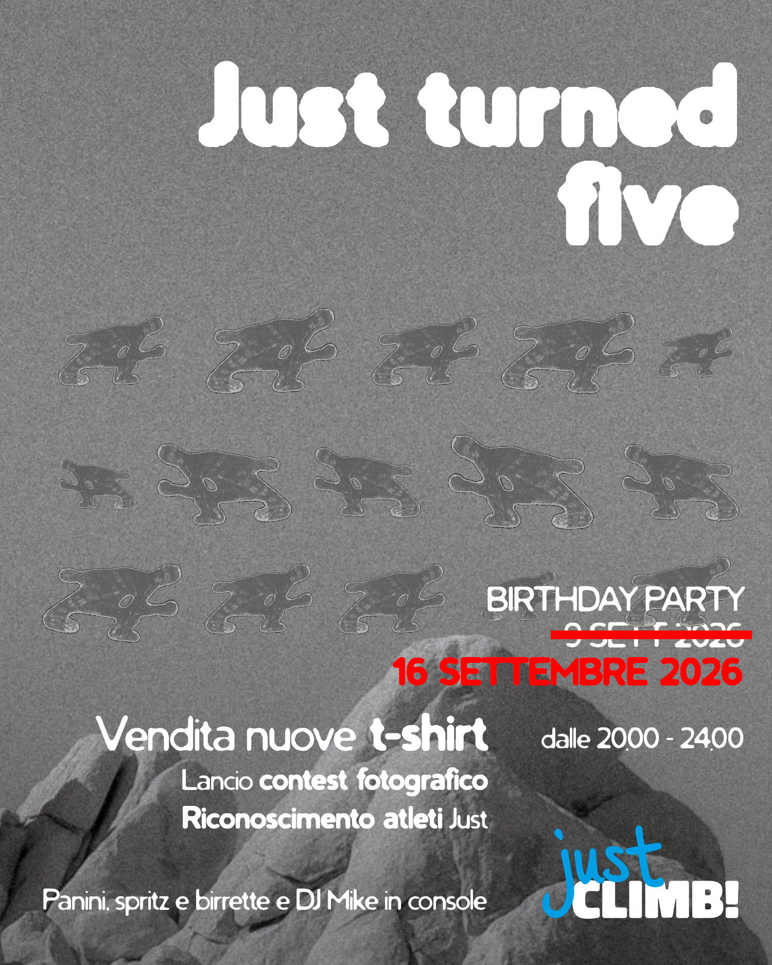 5° Festa di compleanno Just Climb!