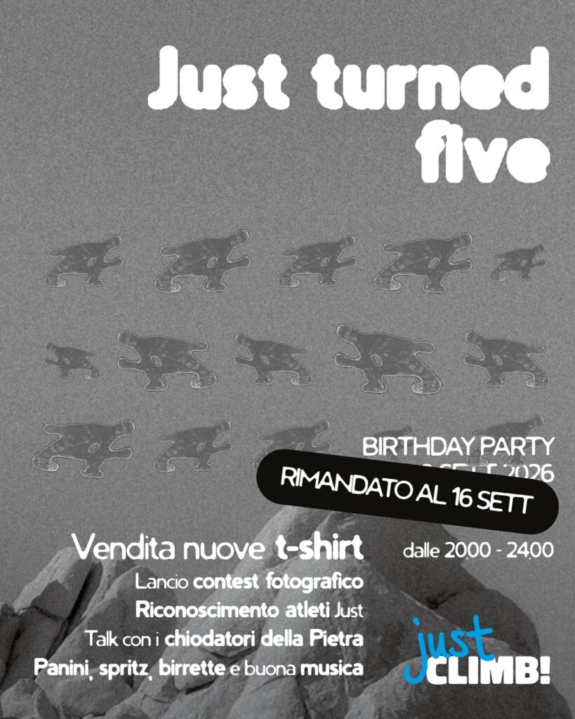 5° Festa di compleanno Just Climb! 5° Festa di compleanno Just Climb!